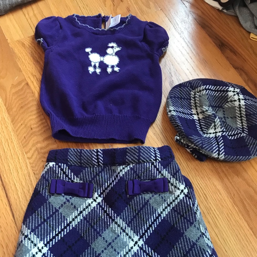 Janie and Jack poodle chic set. Size 12/18